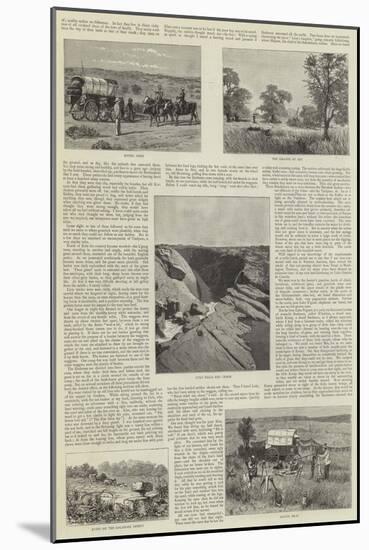 Exploration of the Kalahari Desert-null-Mounted Giclee Print