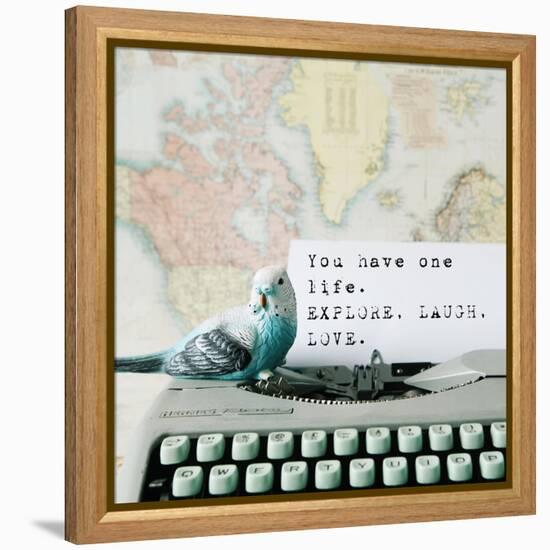 Explore, Laugh, Love-Susannah Tucker-Framed Stretched Canvas