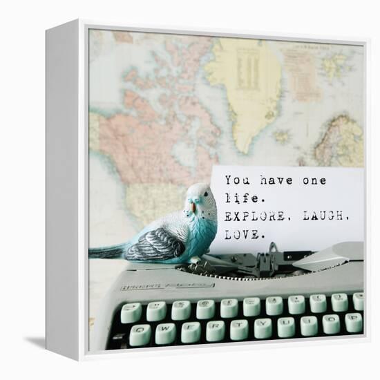 Explore, Laugh, Love-Susannah Tucker-Framed Stretched Canvas