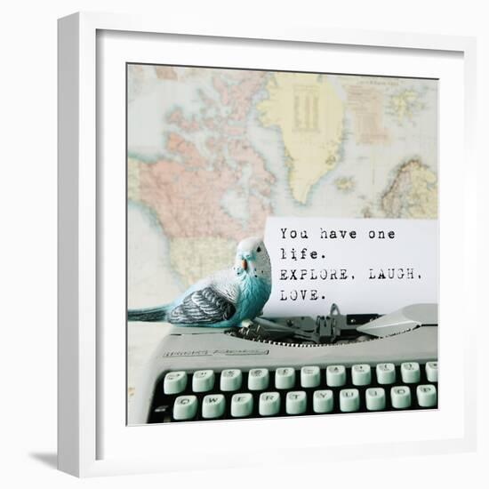 Explore, Laugh, Love-Susannah Tucker-Framed Art Print