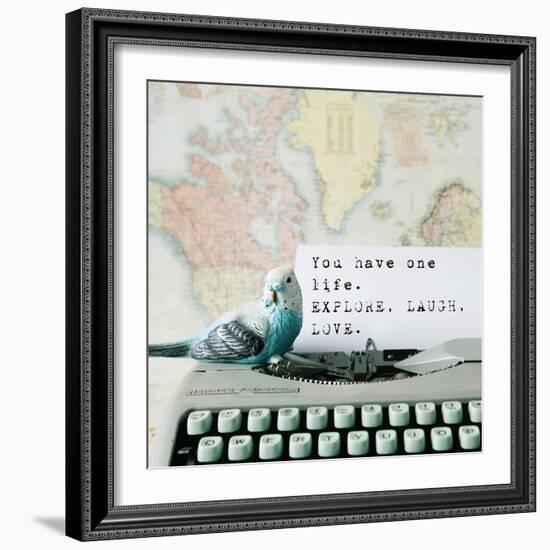 Explore, Laugh, Love-Susannah Tucker-Framed Art Print