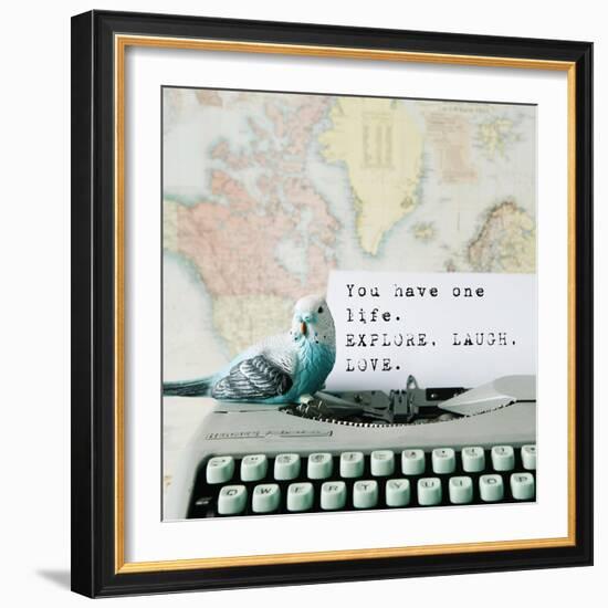 Explore, Laugh, Love-Susannah Tucker-Framed Art Print