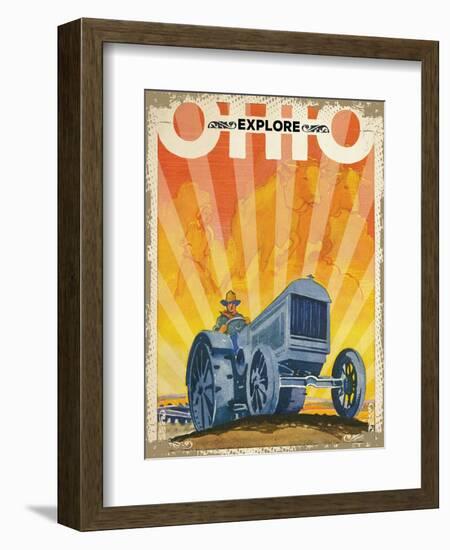 Explore Ohio-null-Framed Premium Giclee Print