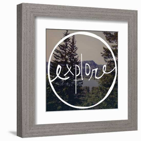 Explore Oregon-Leah Flores-Framed Giclee Print