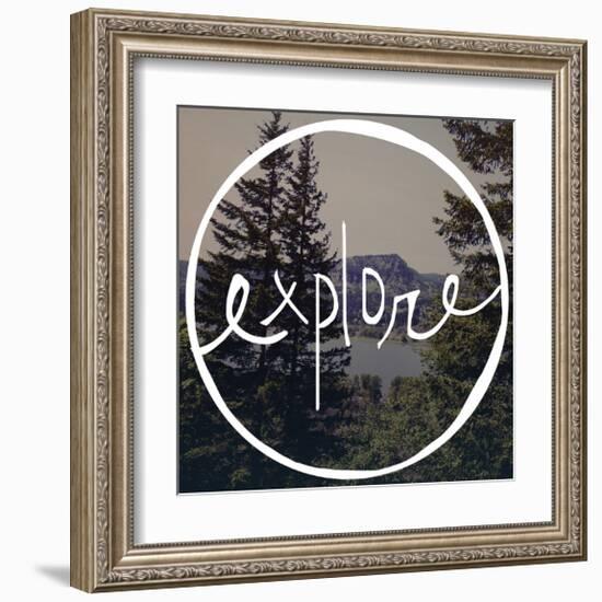 Explore Oregon-Leah Flores-Framed Giclee Print