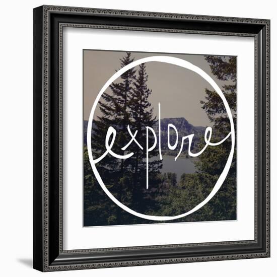 Explore Oregon-Leah Flores-Framed Giclee Print