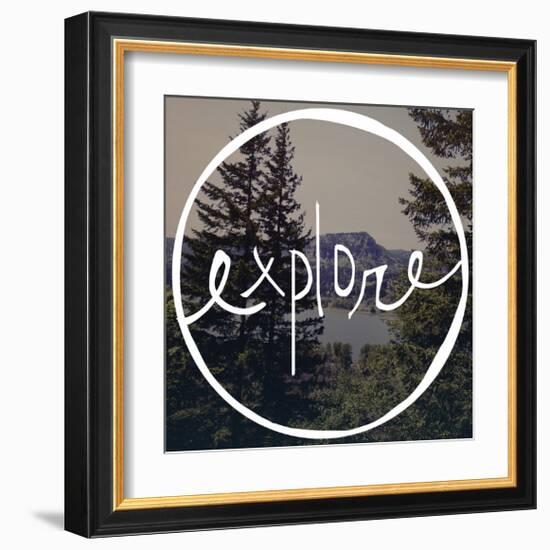 Explore Oregon-Leah Flores-Framed Giclee Print