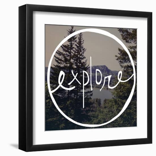 Explore Oregon-Leah Flores-Framed Giclee Print