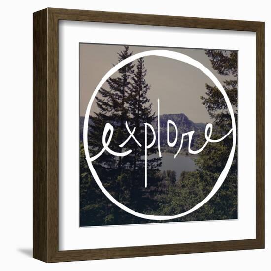 Explore Oregon-Leah Flores-Framed Giclee Print