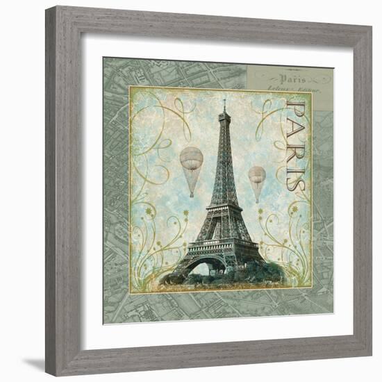 Explore Paris-Christopher James-Framed Art Print