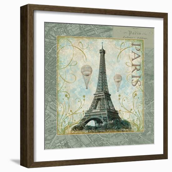 Explore Paris-Christopher James-Framed Art Print