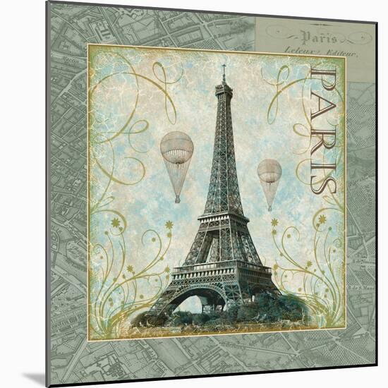 Explore Paris-Christopher James-Mounted Art Print