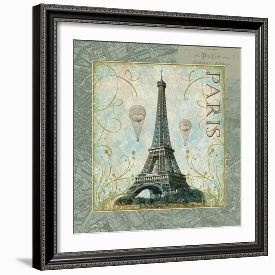 Explore Paris-Christopher James-Framed Art Print