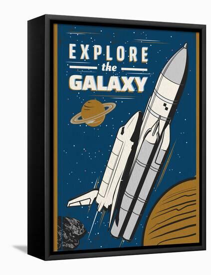 Explore the Galaxy-Kimberly Allen-Framed Stretched Canvas