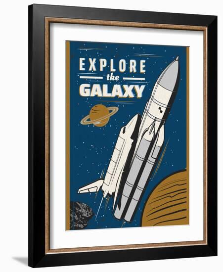 Explore the Galaxy-Kimberly Allen-Framed Art Print