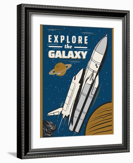 Explore the Galaxy-Kimberly Allen-Framed Art Print