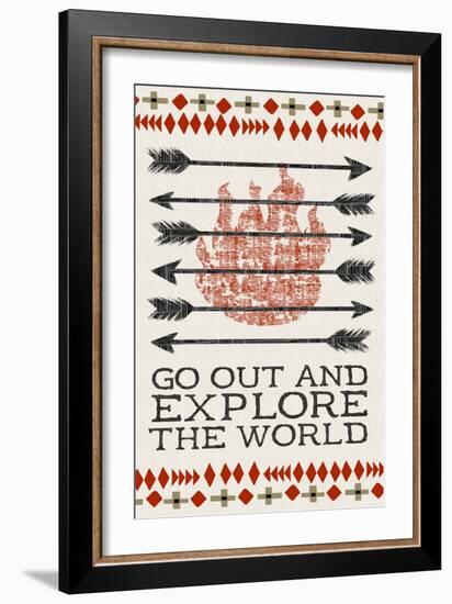 Explore the World-Nicholas Biscardi-Framed Art Print