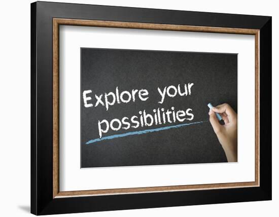 Explore Your Possibilities-kbuntu-Framed Photographic Print