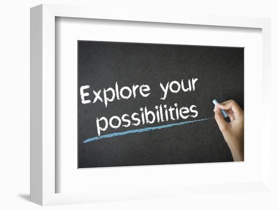 Explore Your Possibilities-kbuntu-Framed Photographic Print