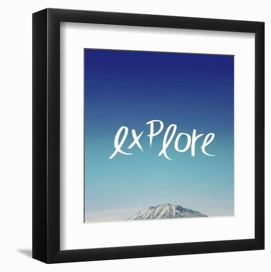 Explore-Leah Flores-Framed Art Print