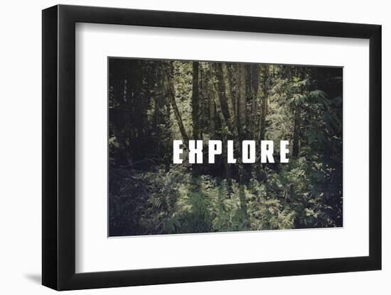 Explore-Leah Flores-Framed Art Print