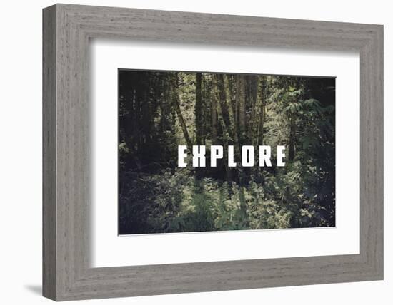 Explore-Leah Flores-Framed Art Print