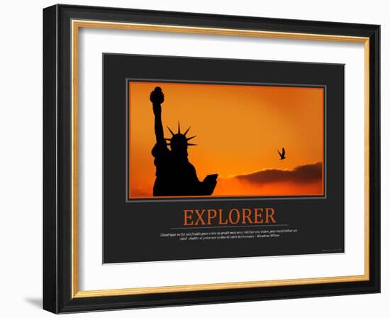 Explorer (French Translation)-null-Framed Photo