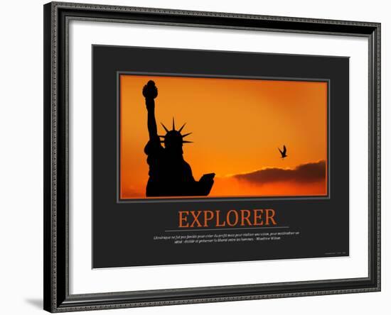 Explorer (French Translation)-null-Framed Photo