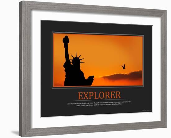 Explorer (French Translation)-null-Framed Photo