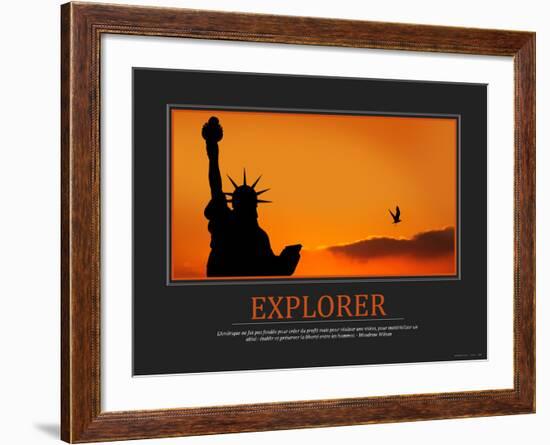 Explorer (French Translation)-null-Framed Photo