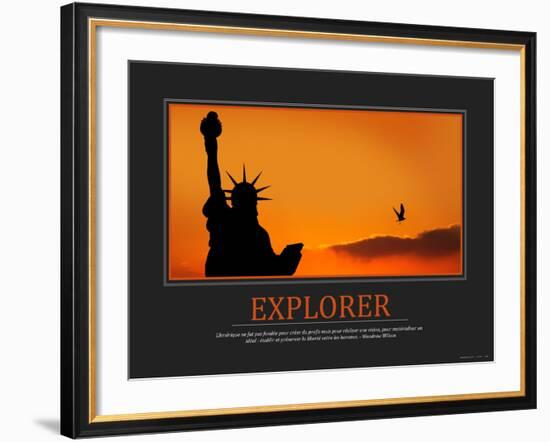 Explorer (French Translation)-null-Framed Photo