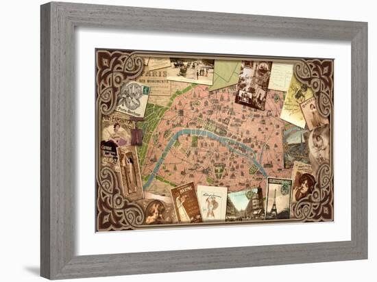 Exploring Paris-Kate Ward Thacker-Framed Giclee Print