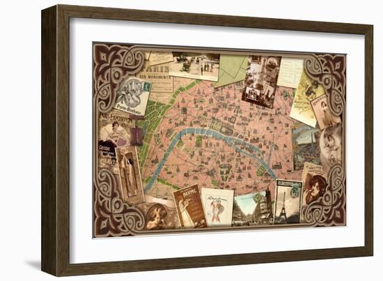 Exploring Paris-Kate Ward Thacker-Framed Giclee Print