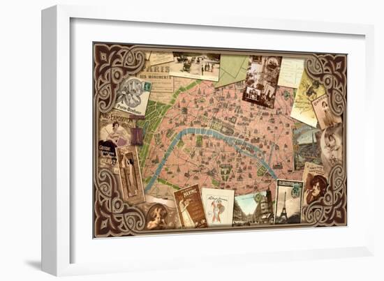 Exploring Paris-Kate Ward Thacker-Framed Giclee Print