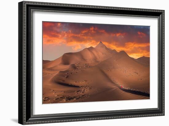 Exploring the desert-Simoon Studio III-Framed Giclee Print