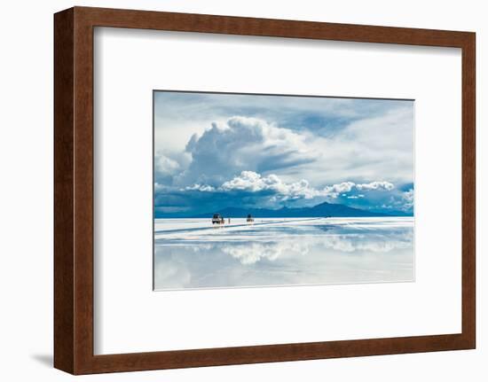 Exploring the Salar De Uyuni with Spectacular Reflections-Benedikt Juerges-Framed Photographic Print