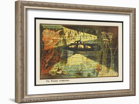 Exploring the Underwater World-Jean Marc Cote-Framed Art Print