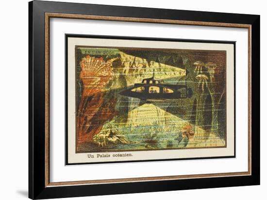 Exploring the Underwater World-Jean Marc Cote-Framed Art Print