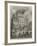 Explosion in the Place De La Sorbonne, Paris-null-Framed Giclee Print