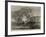 Explosion of a Cartridge Factory at Dunkirk-null-Framed Giclee Print