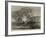 Explosion of a Cartridge Factory at Dunkirk-null-Framed Giclee Print