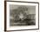 Explosion of a Cartridge Factory at Dunkirk-null-Framed Giclee Print