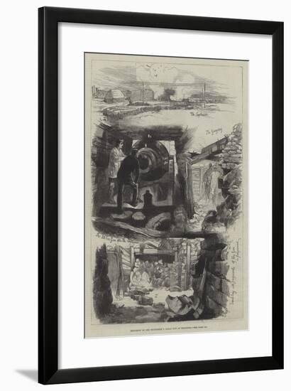 Explosion of the Thunderer's Great Gun at Woolwich-William Heysham Overend-Framed Giclee Print