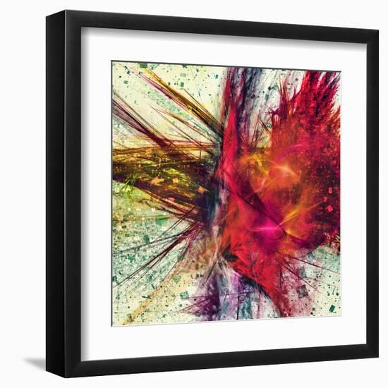 Explosive colors-Jean-François Dupuis-Framed Art Print