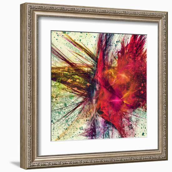 Explosive colors-Jean-François Dupuis-Framed Art Print