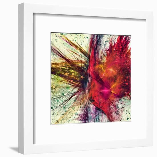 Explosive colors-Jean-François Dupuis-Framed Art Print