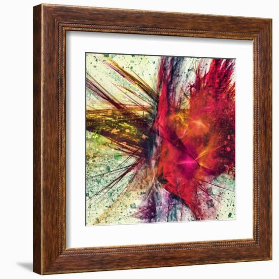 Explosive colors-Jean-François Dupuis-Framed Art Print