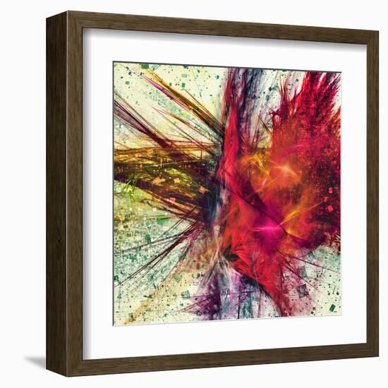 Explosive colors-Jean-François Dupuis-Framed Art Print