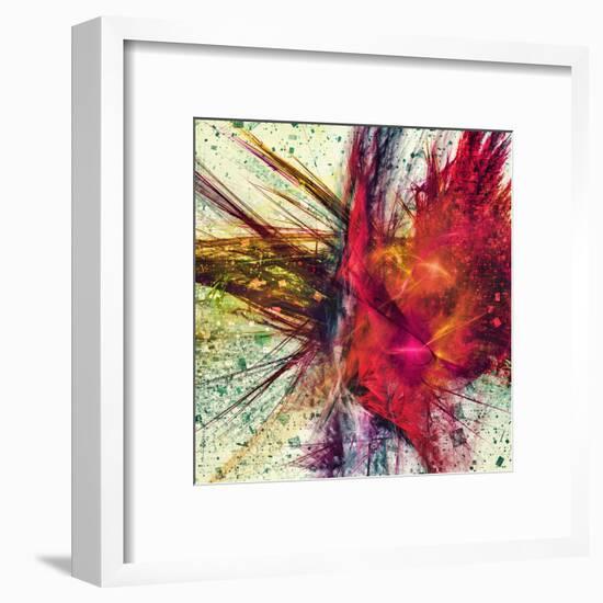 Explosive colors-Jean-François Dupuis-Framed Art Print