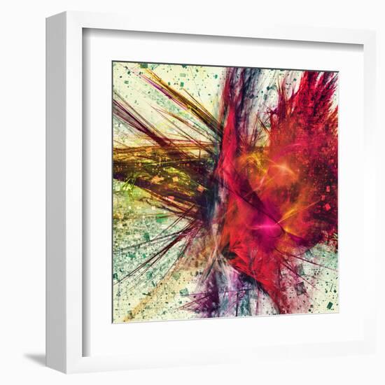 Explosive colors-Jean-François Dupuis-Framed Art Print